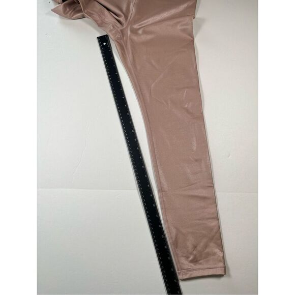 NEW Athleta Elation Shimmer Shine Tight Powervita Pink Mocha Latte Size Medium - Picture 7 of 9